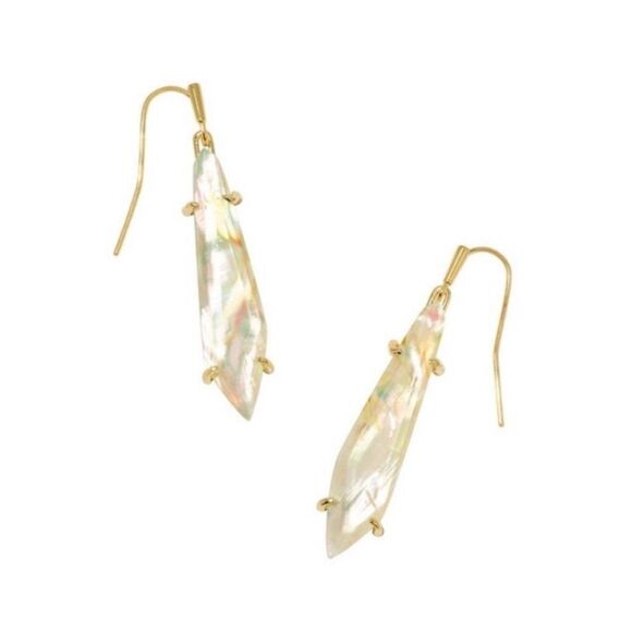 Kendra Scott NWT Alice 14K Gold Over Brass - Picture 2 of 5